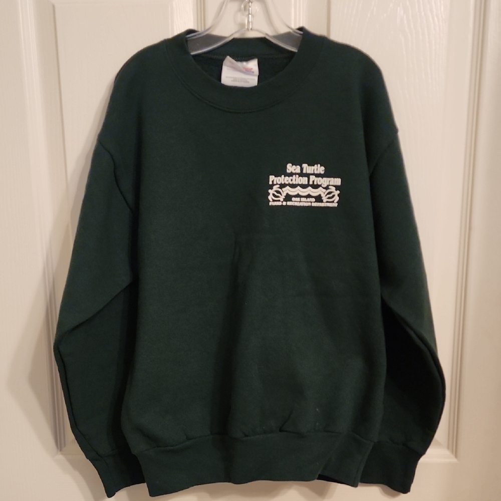 Sea Turtle Protection Program Green Sweat Shirt